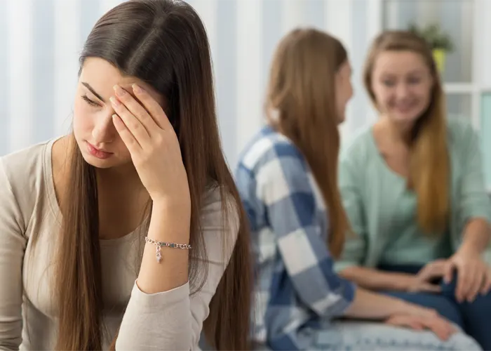 Image of Teenage Girl With Problems