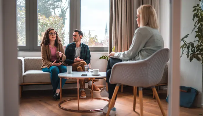 Couples In Therapy Session